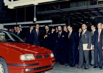 Ceremonia otwarcia fabryki Martorell, 1993